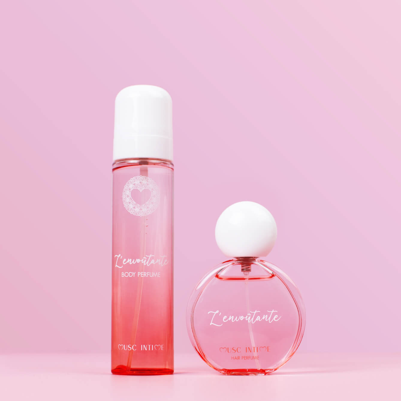 Parfum Corps + Parfum Cheveux Rose Mystik