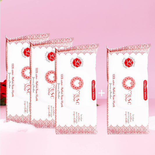 3 Paquets de Lingettes + 1 offert Rose Mystik