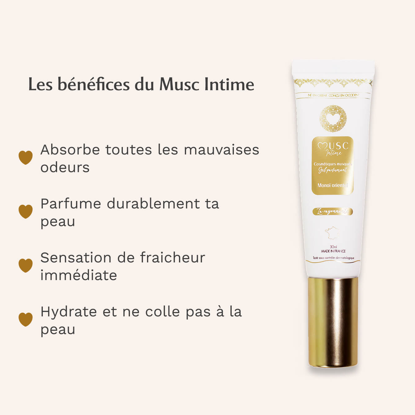 Gel Parfumant - La Rayonnante au Monoï Oriental (30ml)