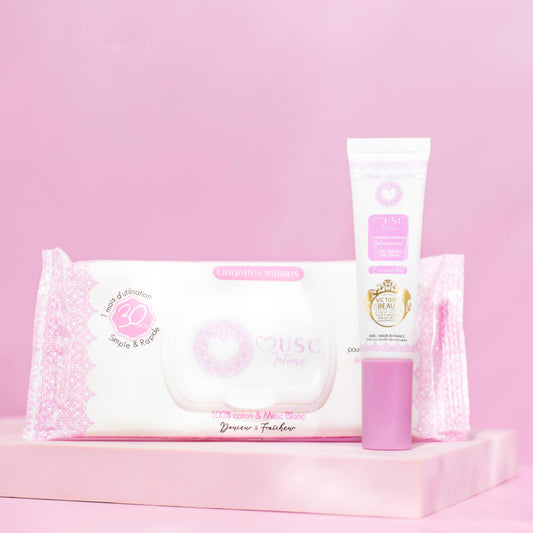 Gel Parfumant + Lingettes Musc Blanc