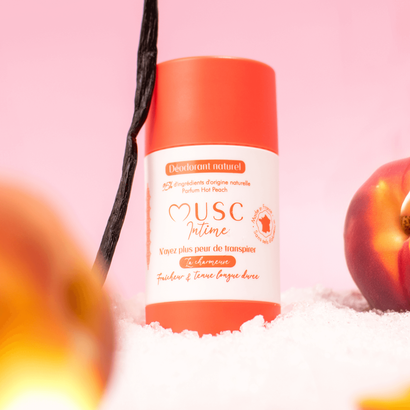 Déodorant Naturel à la Hot Peach - La Charmeuse