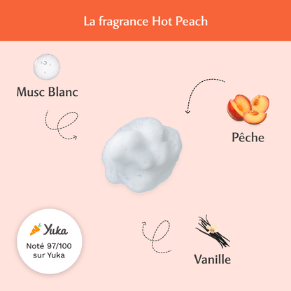 Mousse nettoyante intime à la Hot Peach - La Charmeuse (150ml)
