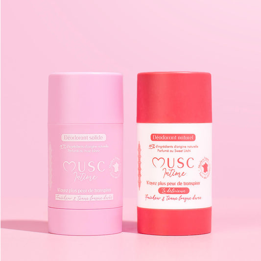 1 Déo Sweet Litchi + 1 Déo Musc Blanc